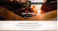 Creative Development, Content and Site Mapping provided by Bickley Creative for Peddler Steak House in Spartanburg
